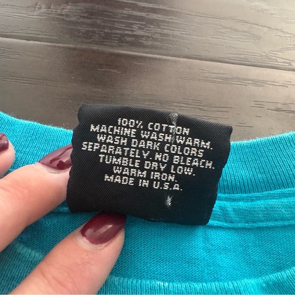 1990 Harley-Davidson 3D Emblem Tee Made in USA Single Stitch Vintage Biker XL - Picture 8 of 8